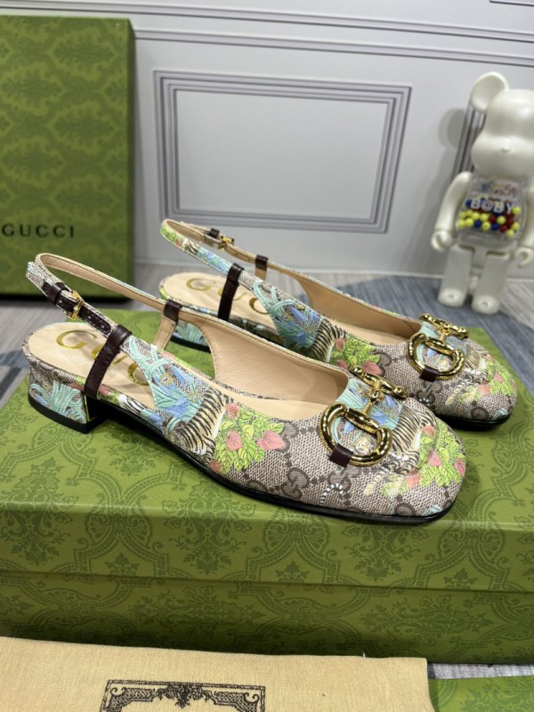 Gucci Women Slingback Flats GUCS-077