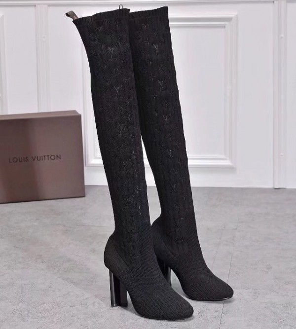 LV Extra Long Sock Boots LVS-066