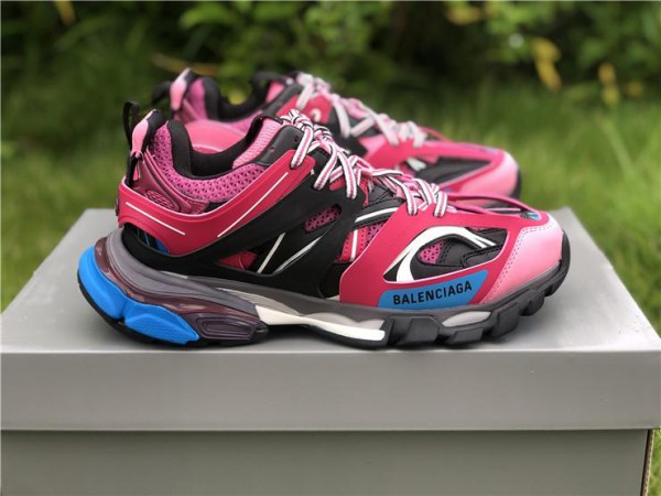 Balenciaga Track Sneaker Pink/Black/Blue (BAL-N04)