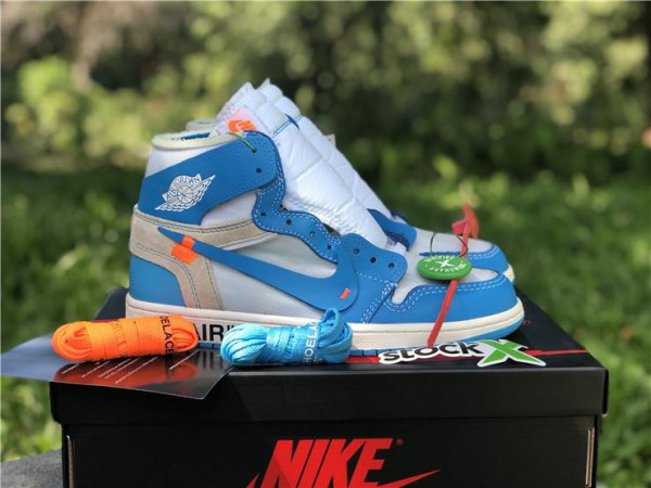 OFF-WHITE X Air Jordan 1 Retro High OG "UNC" (OW-0021)