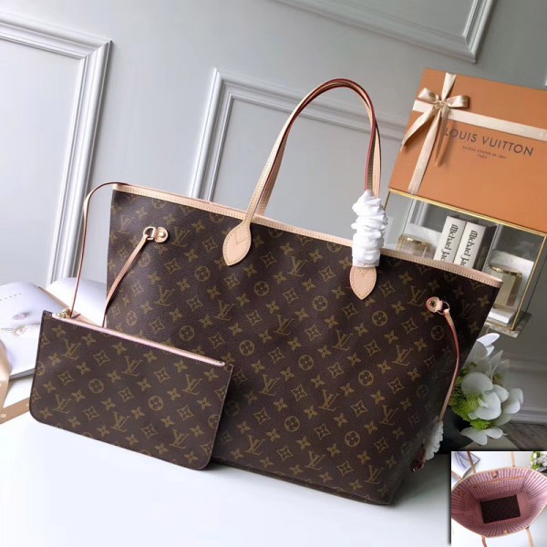 Louis Vuitton Neverfull Monogram Tote Bag (LV-BG-M41180)