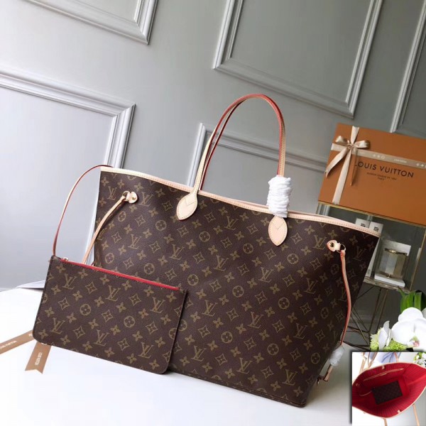 Louis Vuitton Neverfull Monogram Tote Bag (LV-BG-M41177)