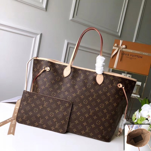 Louis Vuitton Neverfull Monogram Tote Bag (LV-BG-M40990)