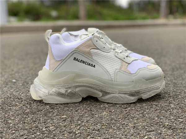 Balenciaga Triple S Clear Sole White (BAL-N12)