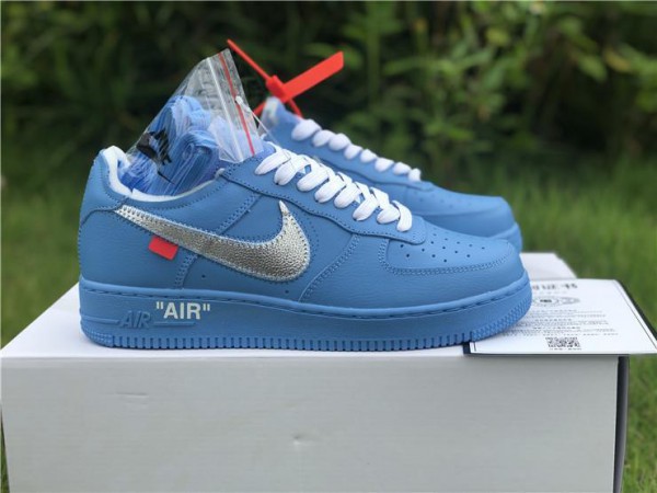 Off-White x Nike Air Force 1 Low "07 MCA" Blue (OW-N005)