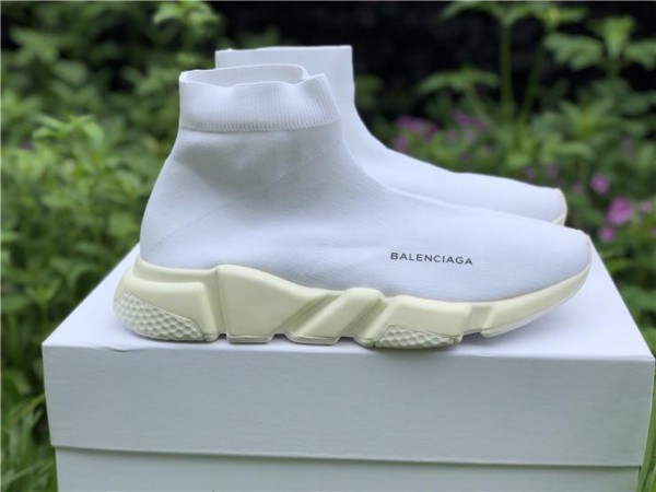 2018 Balenciaga Speed Trainer All White (BAL0028)