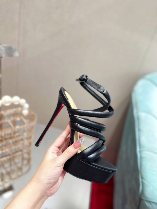 Christian Louboutin Ultimate Hate Sky Sandal Black CL-H019