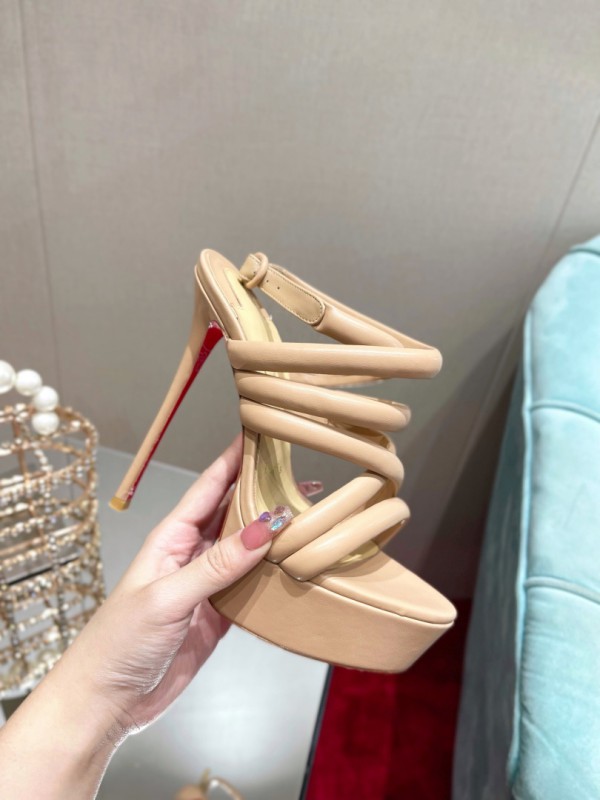 Christian Louboutin Ultimate Hate Sky Sandal Nude CL-H052