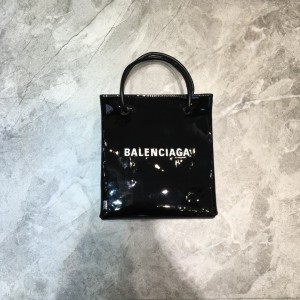 Balenciaga Xxs Leather Shopping Tote Bag - Black BXXS-001 