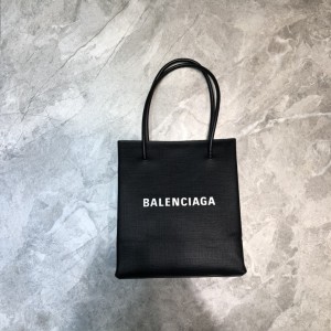Balenciaga Xxs Leather Shopping Tote Bag - Black BXXS-010 