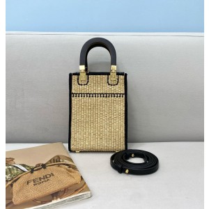 Fendi Sunshine Mini Woven Bag FD-045