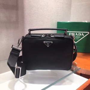 Prada Saffiano Brique Shoulder Bag PR111