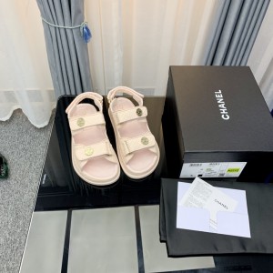 Chanel Women Sandals Pink CHN-010