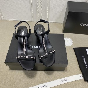 Chanel Women Sandals Black CHN-088