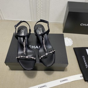 Chanel Women Sandals Black CHN-088