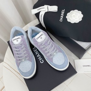 Chanel 2022 Spring Low-top Sneakers Blue CHN-172