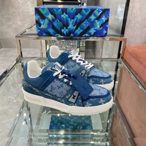 LV Trainer Sneaker Blue LVS-040