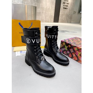 LV Women Boots Black LVS-065