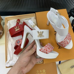 LV Women Heeled Sandals LVS-083