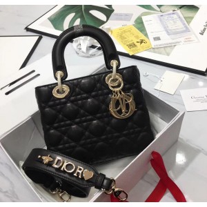 Dior My ABCDior Lambskin Bags Black (DR-BG-A029)