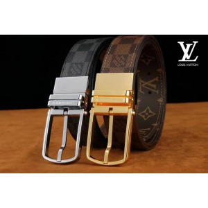 Louis Vuitton Men Belts Reversible (LV-BE-A065)
