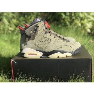 Travis Scott x Air Jordan 6 "Medium Olive" (AJ-N020)