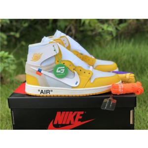 Off-White x Air Jordan 1 "Canary Yellow" (OW-N004)