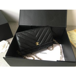 Chanel Wallet On Chain (CH200-Black)