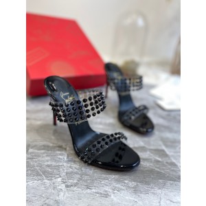 Christian Louboutin Spiked Mule Black CL-H035