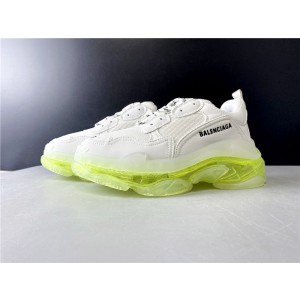 Balenciaga Triple S Clear Sole White/Green (BAL-W18)