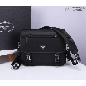 Prada Double Button Messenger Bag  PR127