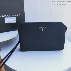 Prada Saffiano Men Clutch PR187