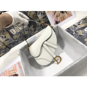 Dior Oblique  Saddle Bag white (DR-BG-H01)